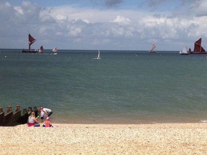 Thames Barge Race for Whitstable Harbour Day